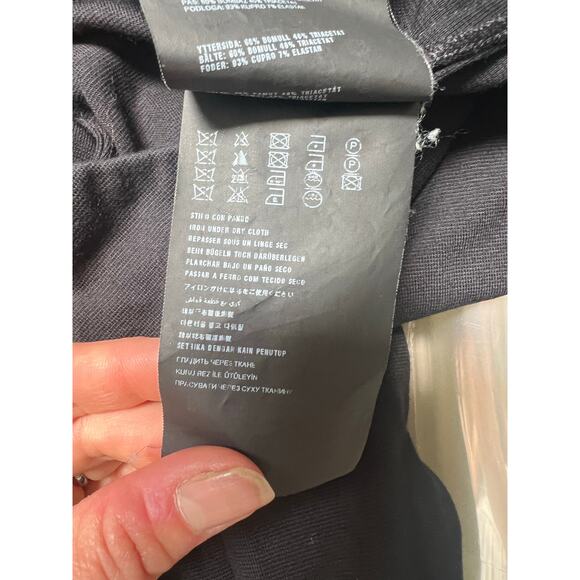 Prada Women's Black Midi Fit & Flare Side Zip Stretch Dress Size EU 46/US 12 - Picture 8 of 12